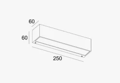 NorDesign Utelamper Med Opp/Ned Lys<Kyoto 25 cm vegglampe ned - Antrasitt
