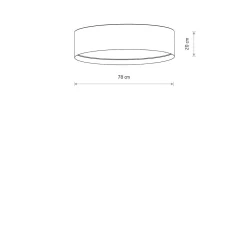 Nowodvorski Kjøkkenbelysning Tak|Taklamper / Takplafonder<Lago taklampe 78 cm