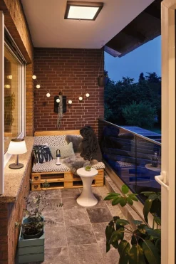 Paulmann Lysslynger|Lysslynger<Lampion lysslynge 3,6 meter IP44 3000 Kelvin - Oppladbar via USB