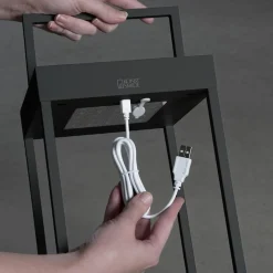 Konstsmide Lykter|Gulvlamper Ute<Lanterne Dimbar LED USB og Solcelle -