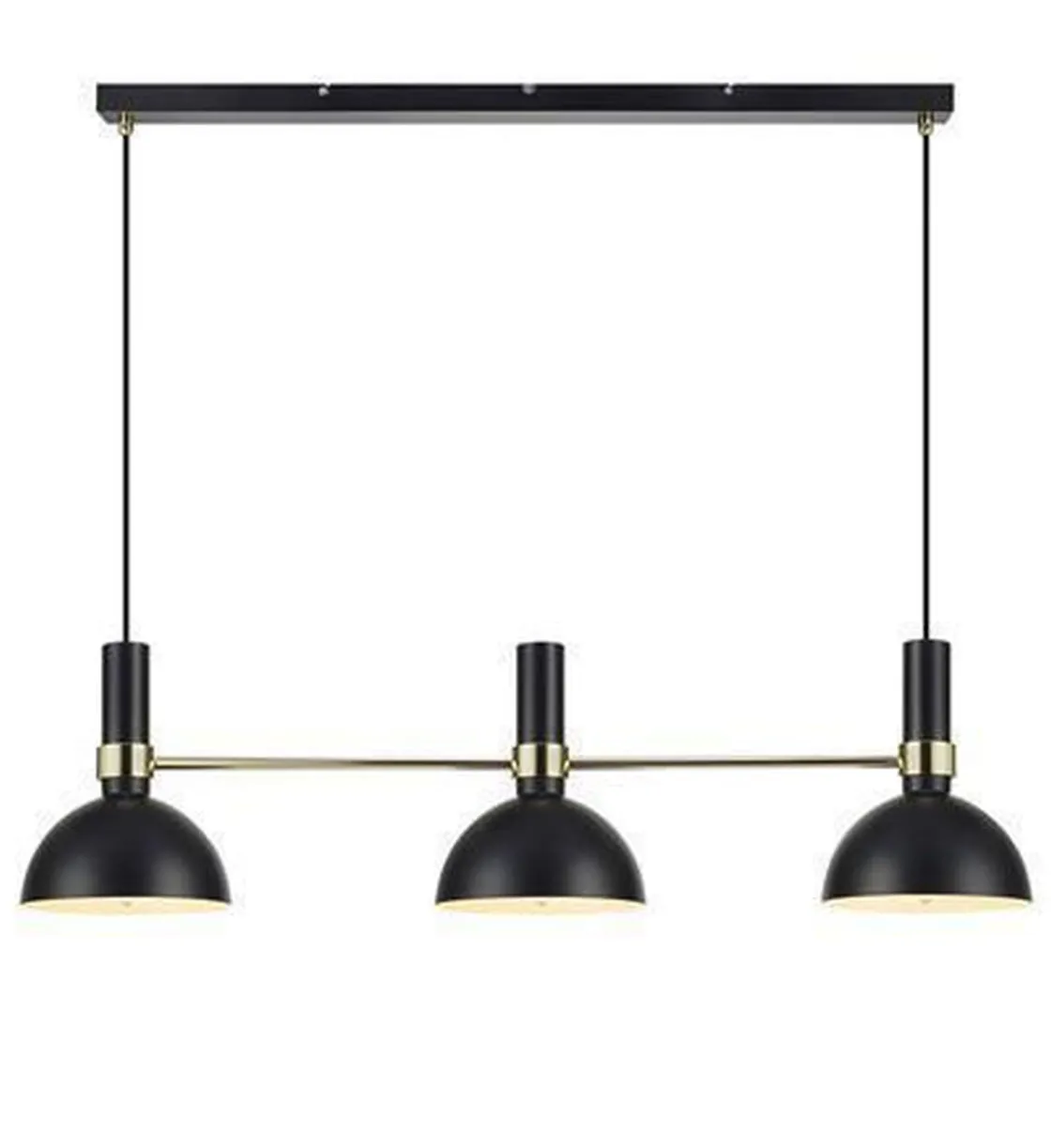 Marksløjd Kjøkkenbelysning Tak|Takpendler<Larry takpendel - Svart/Børstet messing -