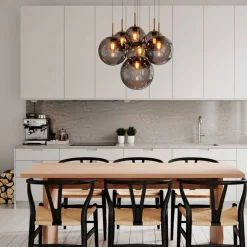 By Rydens Kjøkkenbelysning Tak|Takpendler<Laura takpendel 7 lys rund