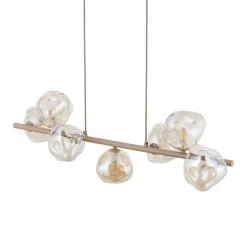 TK Lighting Kjøkkenbelysning Tak|Takpendler<Lava takpendel 7-lys 90 cm