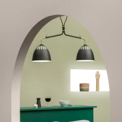 Örsjö Kjøkkenbelysning Tak|Takpendler<Lean takpendel - Svart/Rå messing