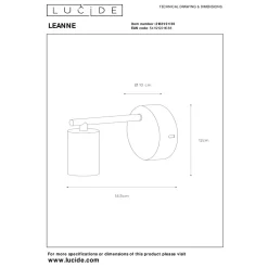 Lucide Interiørlamper<Leanne vegglampe u/ledning -