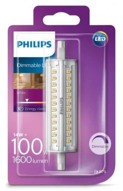 Philips Led-Pærer R7 Sokkel<LED pære R7 sokkel - 14W R7S 118mm (100W)