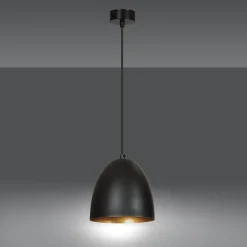 Emibig Kjøkkenbelysning Tak|Takpendler<Lenox takpendel 1 lys - Svart/Gullfarget