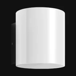 Norlux Utelamper Med Opp/Ned Lys<Lepus vegglampe utendørs 10W IP54 Dimbar - Mørk grå/Opal