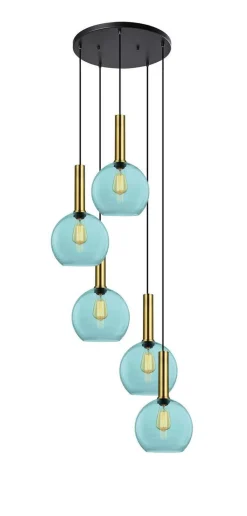 NorDesign Kjøkkenbelysning Tak|Takpendler<Less rondell takpendel 5 lys - Medium