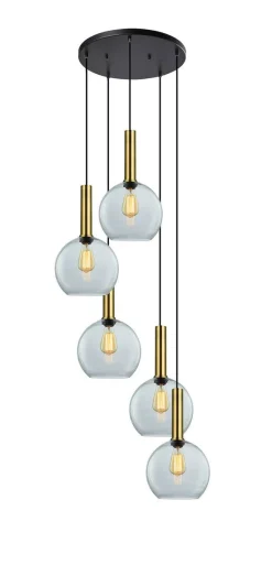 NorDesign Kjøkkenbelysning Tak|Takpendler<Less rondell takpendel 5 lys - Medium