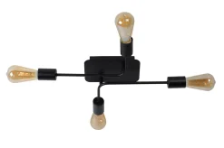 Lucide Kjøkkenbelysning Tak|Taklamper / Takplafonder<Lester taklampe - Svart