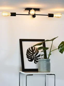 Lucide Kjøkkenbelysning Tak|Taklamper / Takplafonder<Lester taklampe - Svart