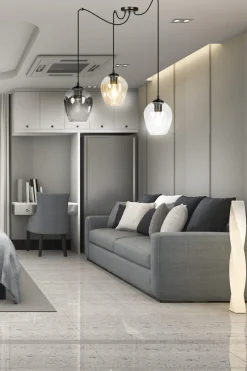 Emibig Kjøkkenbelysning Tak|Takpendler<Level takpendel 3 lys - Svart/Multifarget