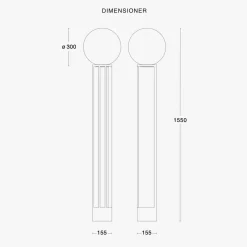 Örsjö Interiørlamper Gulv<Liberia gulvlampe -