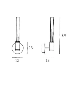 Design by Us Interiørlamper<Liberty vegglampe -