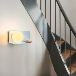 Nordlux Barneromsbelysning<Lilibeth vegglampe m/hylle