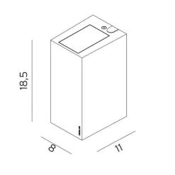 Norlys Lightup-Pris|Utelamper Med Opp/Ned Lys<Lillehammer 1580