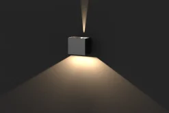 Aneta Lighting Utelamper Med Opp/Ned Lys<Lillesand vegglampe opp/ned utendørs justerbar lysvinkel IP65 10W 3000K -