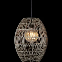 Star Trading Takpendler Ute<Linde utendørs lampeskjerm 30 cm IP44 - Grå/beige