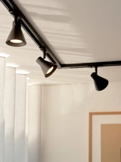 Nordlux Link Spotskinner<Link Eik 1 meter skinne med 3 spotter