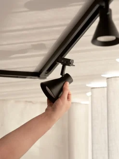 Nordlux Link Spotskinner<Link Eik 1 meter skinne med 3 spotter