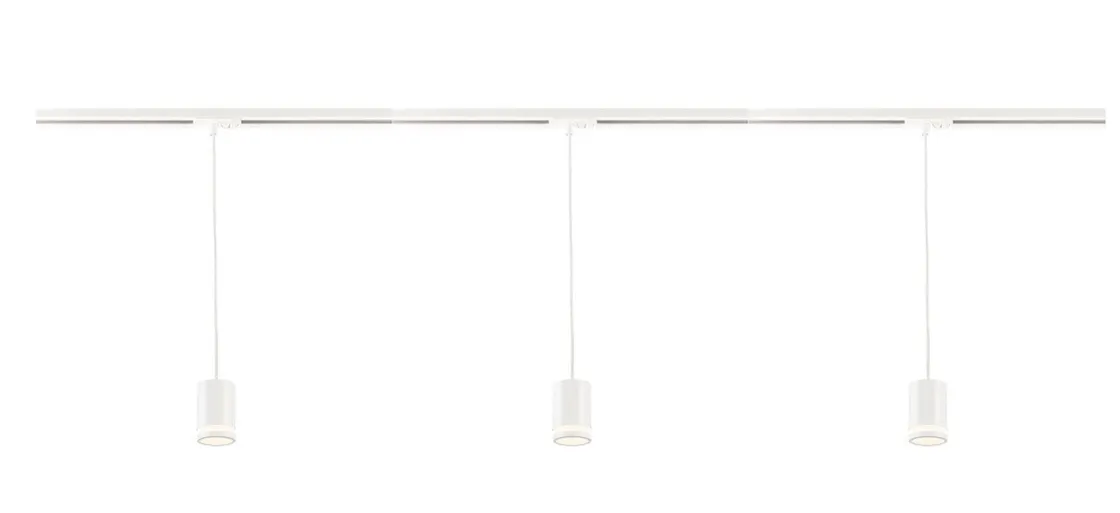 Nordlux Link Spotskinner<Link Rondie 1,8 meter spottskinne med 3 pendler