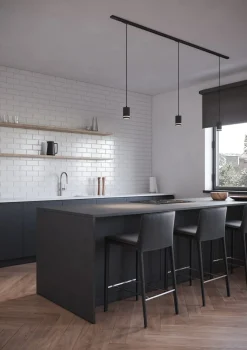 Nordlux Link Spotskinner<Link Rondie 1,8 meter spottskinne med 3 pendler og 2 spotter