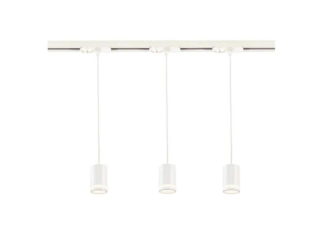 Nordlux Link Spotskinner<Link Rondie 1 meter spottskinne med 3 pendler