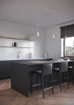 Nordlux Link Spotskinner<Link Rondie 1 meter spottskinne med 3 pendler