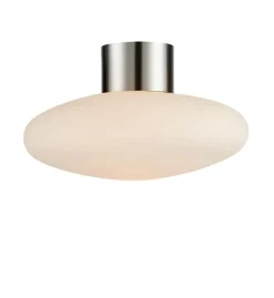 Marksløjd Kjøkkenbelysning Tak|Taklamper / Takplafonder<Locus vegg/taklampe - Opal/Stålfarget -