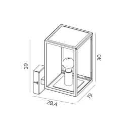 Norlys Lightup-Pris|Utelamper - Klassiske Vegglamper<Lofoten 1939 opp vegglampe