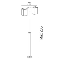 Norlys Lightup-Pris|Lyktestolper<Lofoten stolpe 1947