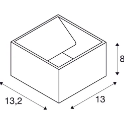 Slv Utelamper Med Opp/Ned Lys<Logs vegglampe utendørs 9,5W 3000 Kelvin IP65