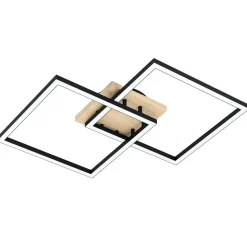 Eglo Kjøkkenbelysning Tak|Eglo<Lomaltas smart connect.z taklampe 4 x 8W 2700-6500K - Svart/Trefarget