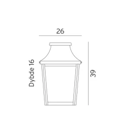 Norlys Lightup-Pris|Utelamper - Veggskjold / Plafond<London 497