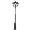 Norlys Lightup-Pris|Lyktestolper<London 483 lyktestolpe 185-275 cm 3 lyktehoder - Svart