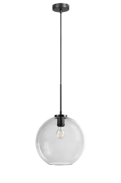 Dyberg Larsen Kjøkkenbelysning Tak|Takpendler<Loop takpendel 30 cm - Svart/Røykfarget