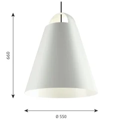 Louis Poulsen Louis Poulsen|Kjøkkenbelysning Tak<Above taklampe Ø55