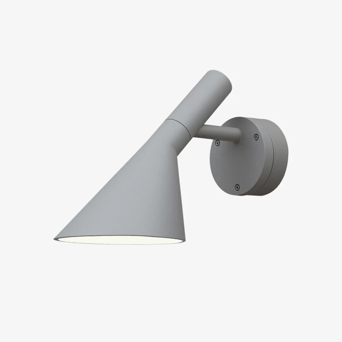 Louis Poulsen Utelamper - Veggskjold / Plafond|Utelamper - Klassiske Vegglamper<AJ 50 utendørs vegglampe - Aluminium