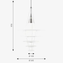 Louis Poulsen Louis Poulsen|Kjøkkenbelysning Tak<Enigma taklampe Ø54