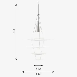 Louis Poulsen Louis Poulsen|Kjøkkenbelysning Tak<Enigma taklampe Ø42