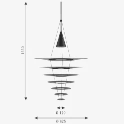Louis Poulsen Louis Poulsen|Kjøkkenbelysning Tak<Enigma taklampe Ø82