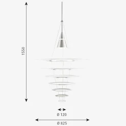 Louis Poulsen Louis Poulsen|Kjøkkenbelysning Tak<Enigma taklampe Ø82