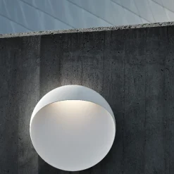 Louis Poulsen Utelamper - Veggskjold / Plafond|Louis Poulsen<Flindt utendørs vegglampe Ø20