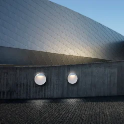 Louis Poulsen Utelamper - Veggskjold / Plafond|Louis Poulsen<Flindt utendørs vegglampe Ø30