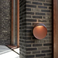 Louis Poulsen Utelamper - Veggskjold / Plafond|Louis Poulsen<Flindt utendørs vegglampe Ø30