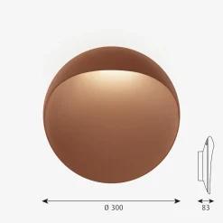 Louis Poulsen Utelamper - Veggskjold / Plafond|Louis Poulsen<Flindt utendørs vegglampe Ø30