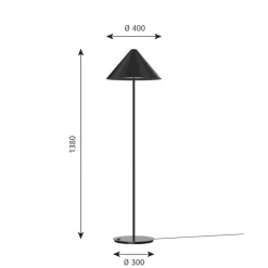 Louis Poulsen Louis Poulsen<Keglen gulvlampe