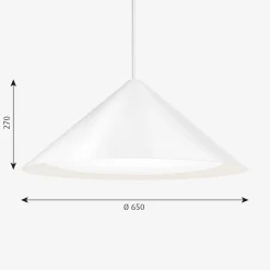 Louis Poulsen Kjøkkenbelysning Tak|Louis Poulsen<Keglen pendel Ø65