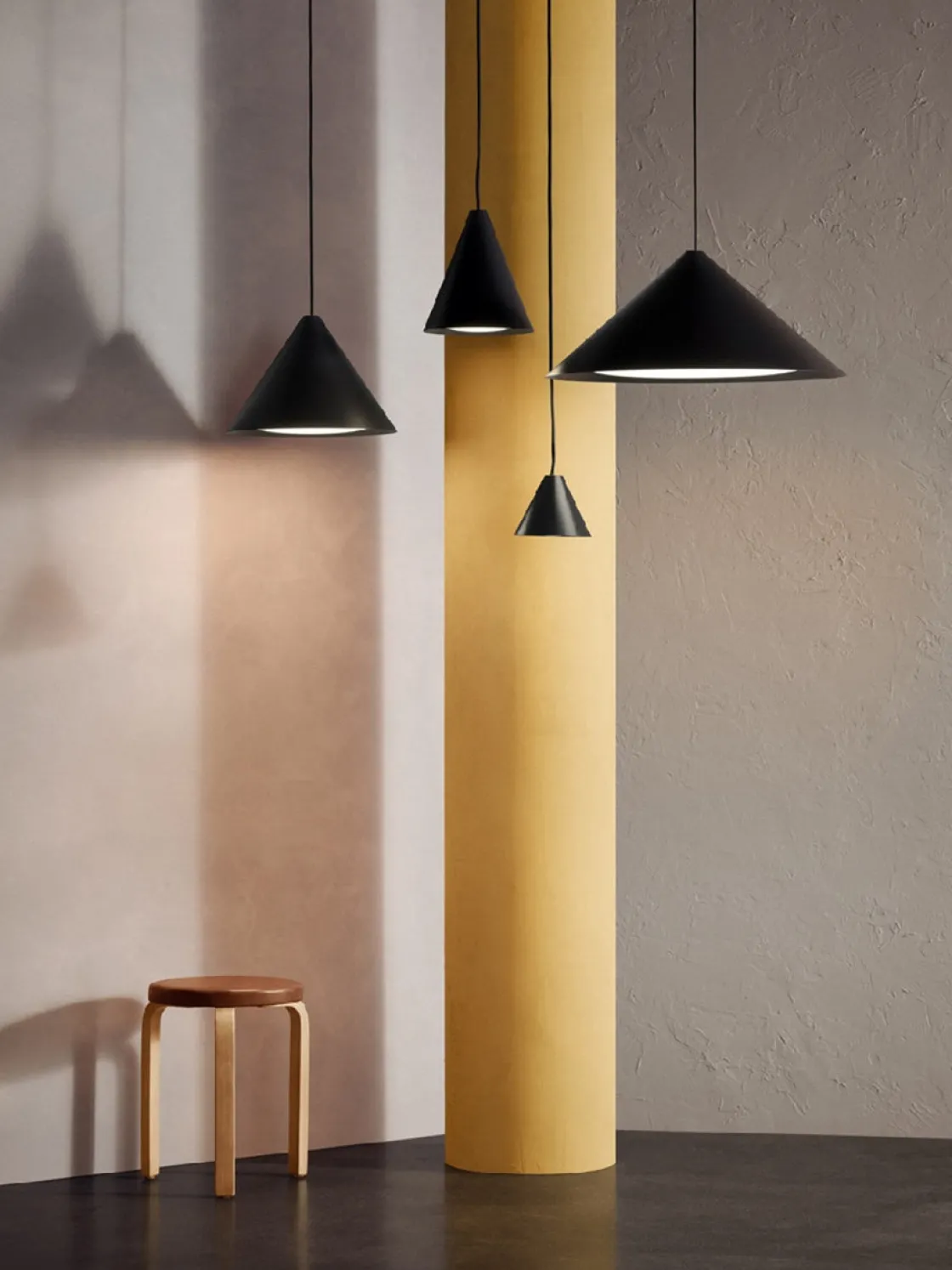 Louis Poulsen Kjøkkenbelysning Tak|Louis Poulsen<Keglen pendel Ø17